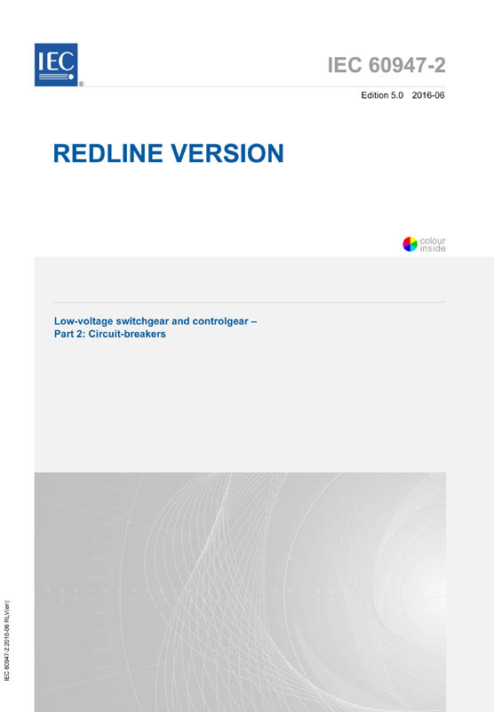 Cover IEC 60947-2:2016 RLV